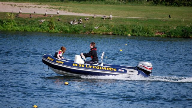 Colwick Park Lifeguars RIB boat