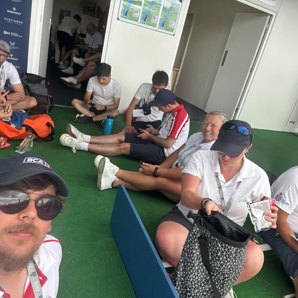 Lifeguard team resting at Henley Royal Regatta