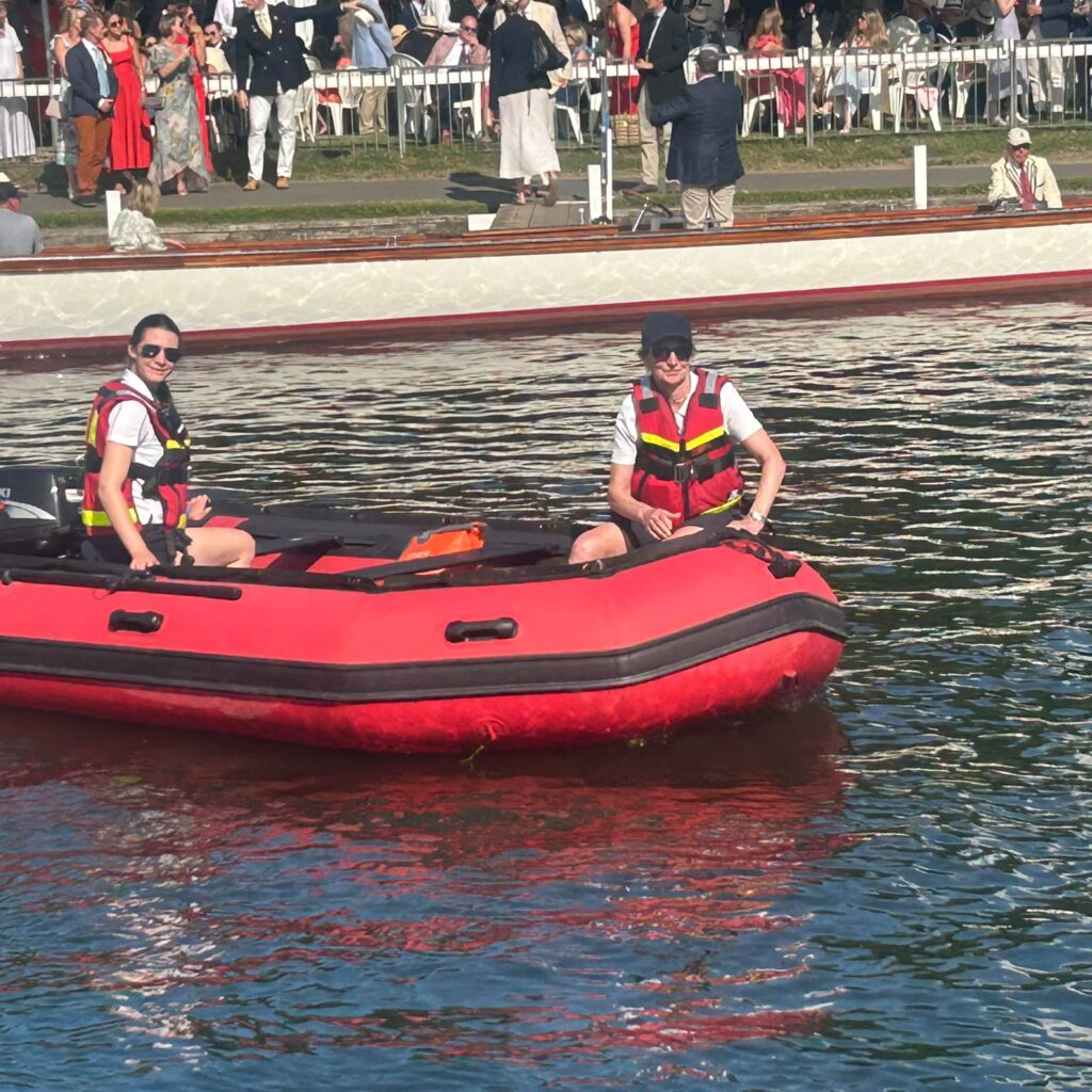 Small inflatable rescue boat