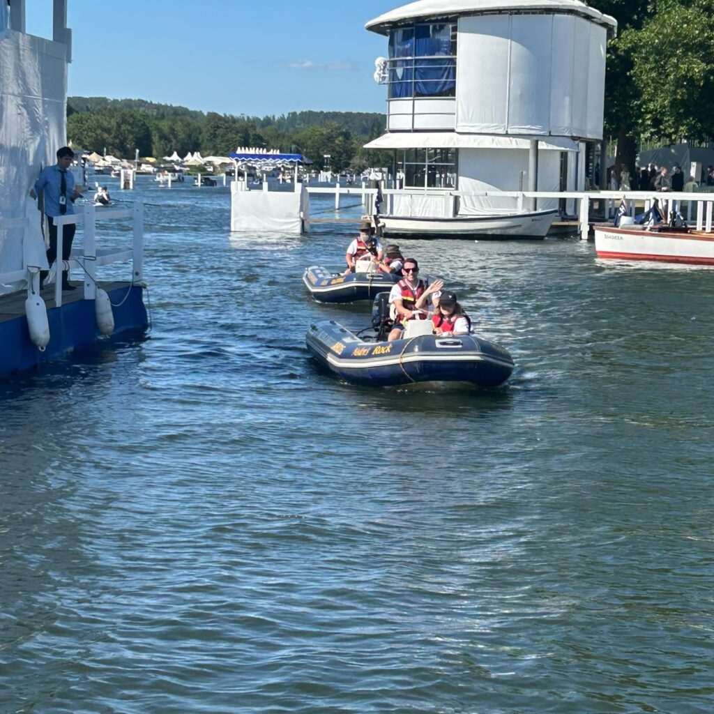 2 Safety boats return from patrol