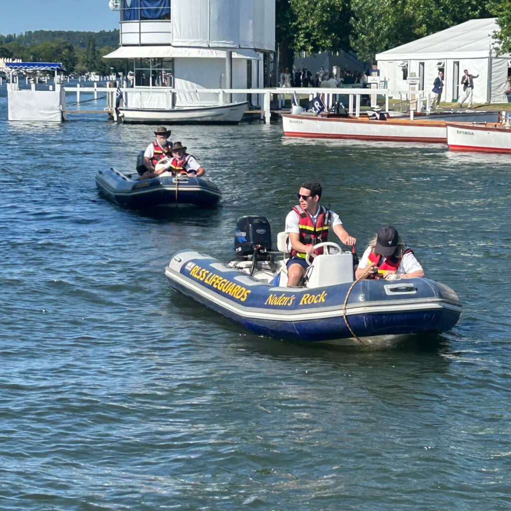 2 Safety boats return from patrol