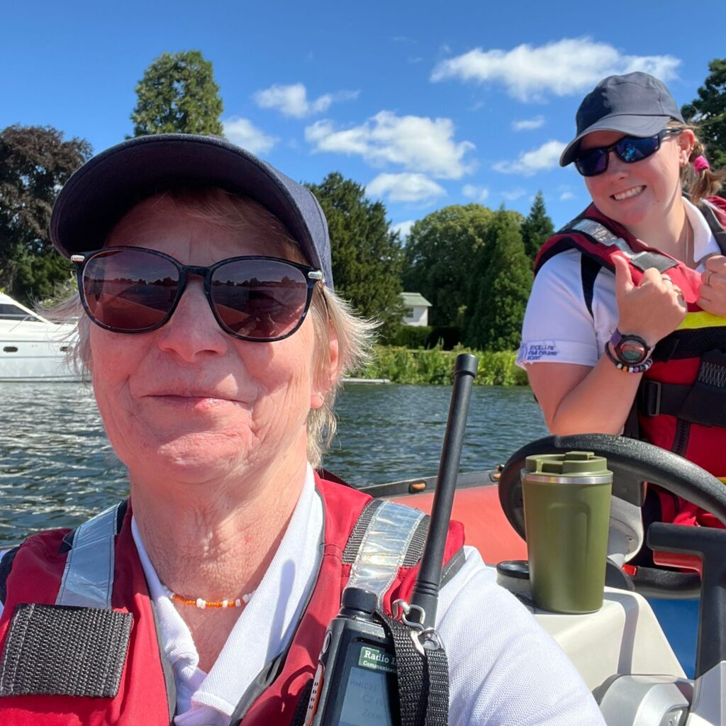 Two members of Colwick park Lifeguards team
