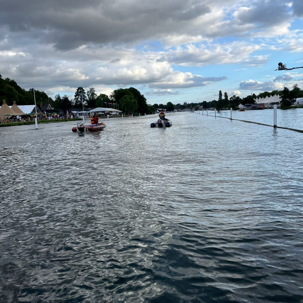2 Safety boats at Henley Regatta