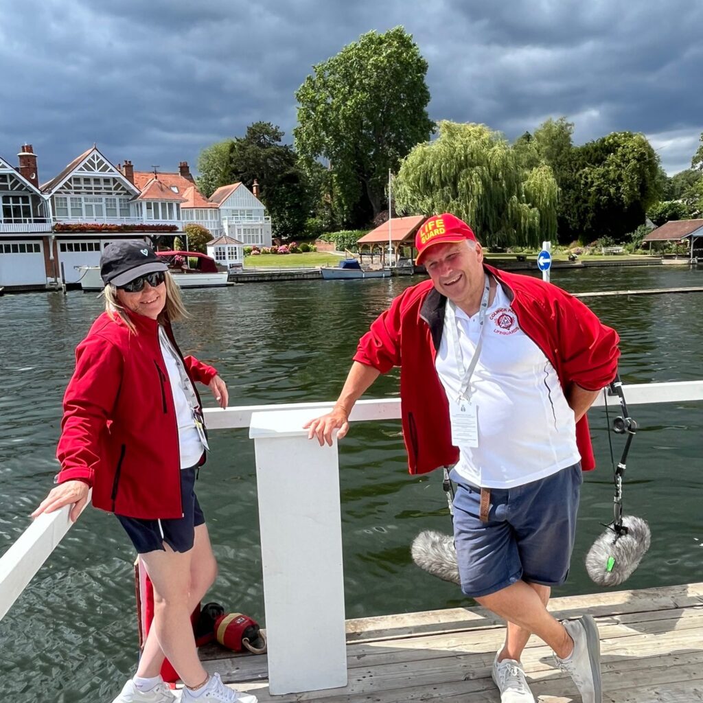 Two members of Colwick park Lifeguards team