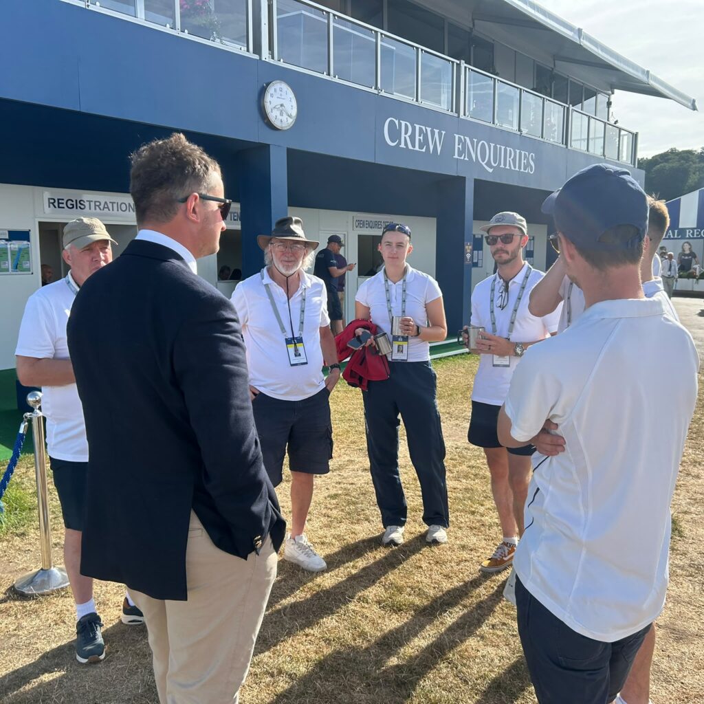 Henley Royal Regatta lifeguard team talking