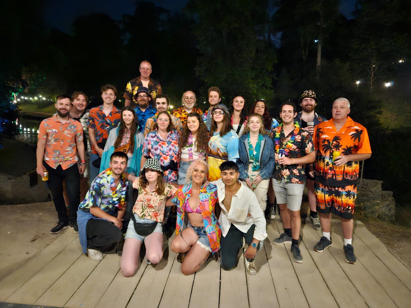 Lifeguard team on night out