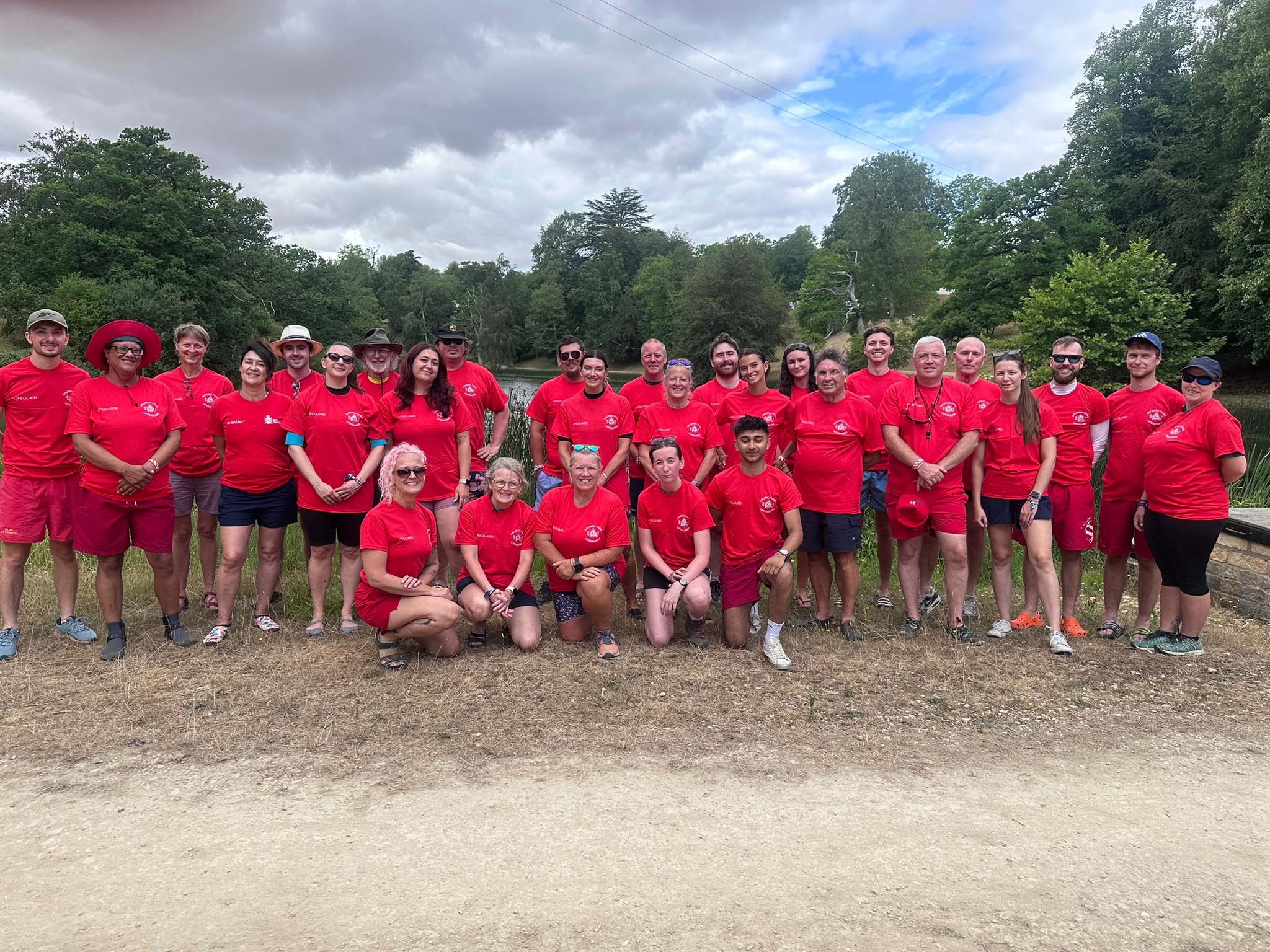 Lifeguard team at wilderness festival